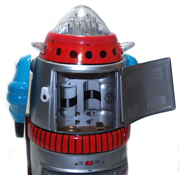 Cragstan Mr. Atomic Robot Japan Tin Toy Osaka Tin Toy Battery 