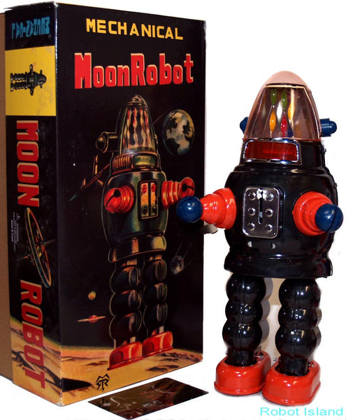 ARRIVED! Black Moon Robot Robby the Robot Tin Toy Windup Limited 