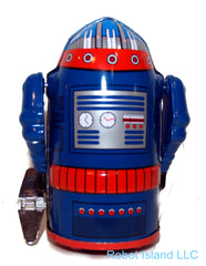 ARRIVED! Blue Mr. Atomic Robot Tin Toy Windup SALE!