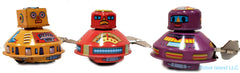 ARRIVED! A Flying Saucer SET Robot Tin Toy Windups - SALE!