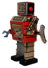 ARRIVED! Pixel Robot Wind up Tin Toy