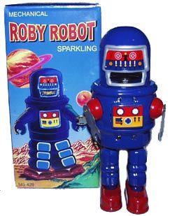 Roby Wind up Robot – Robot Island